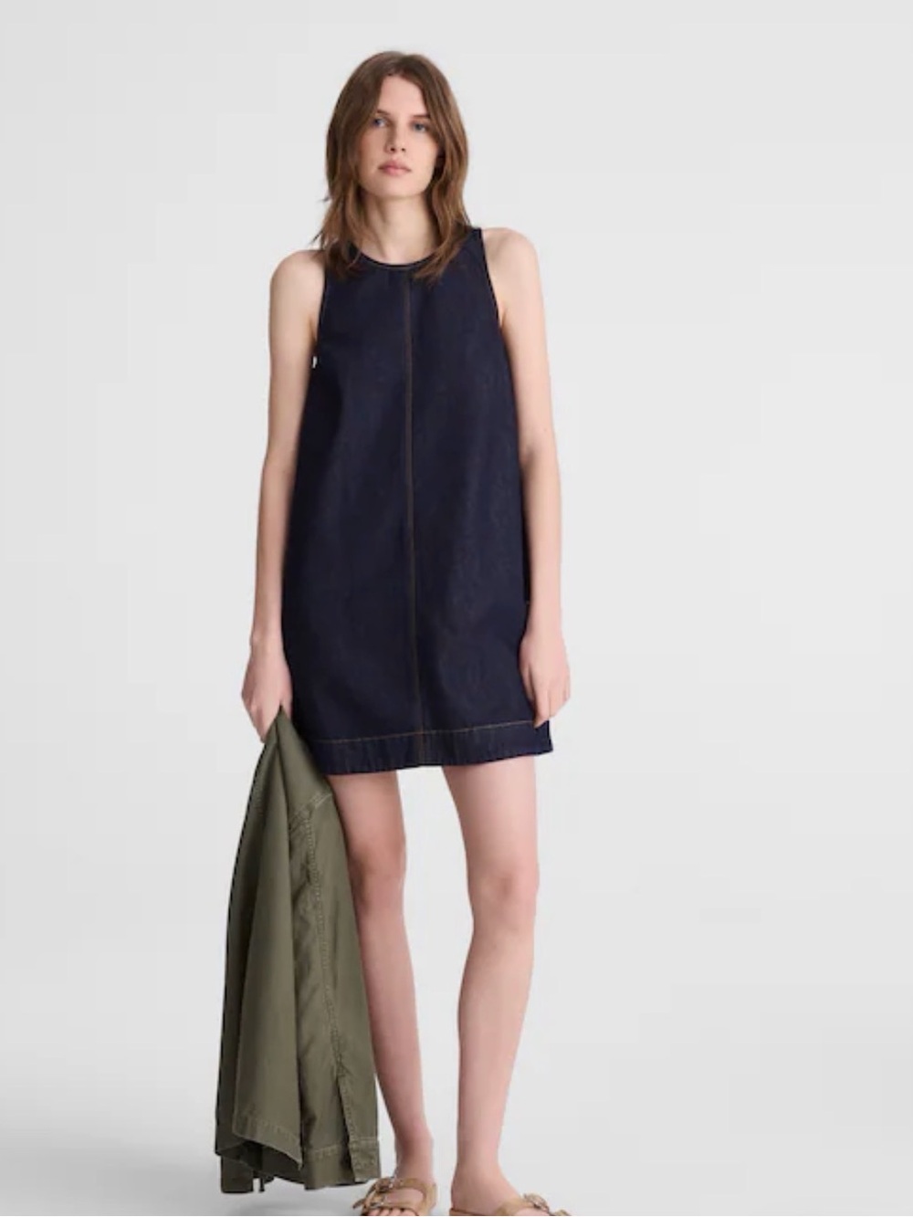Madewell Denim Mini Shift Dress
